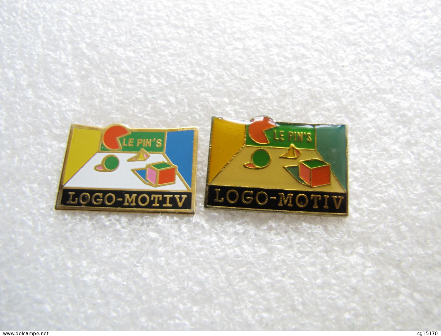 PIN'S     LOT  2  LOGO MOTIV    LE PIN'S - Sonstige & Ohne Zuordnung