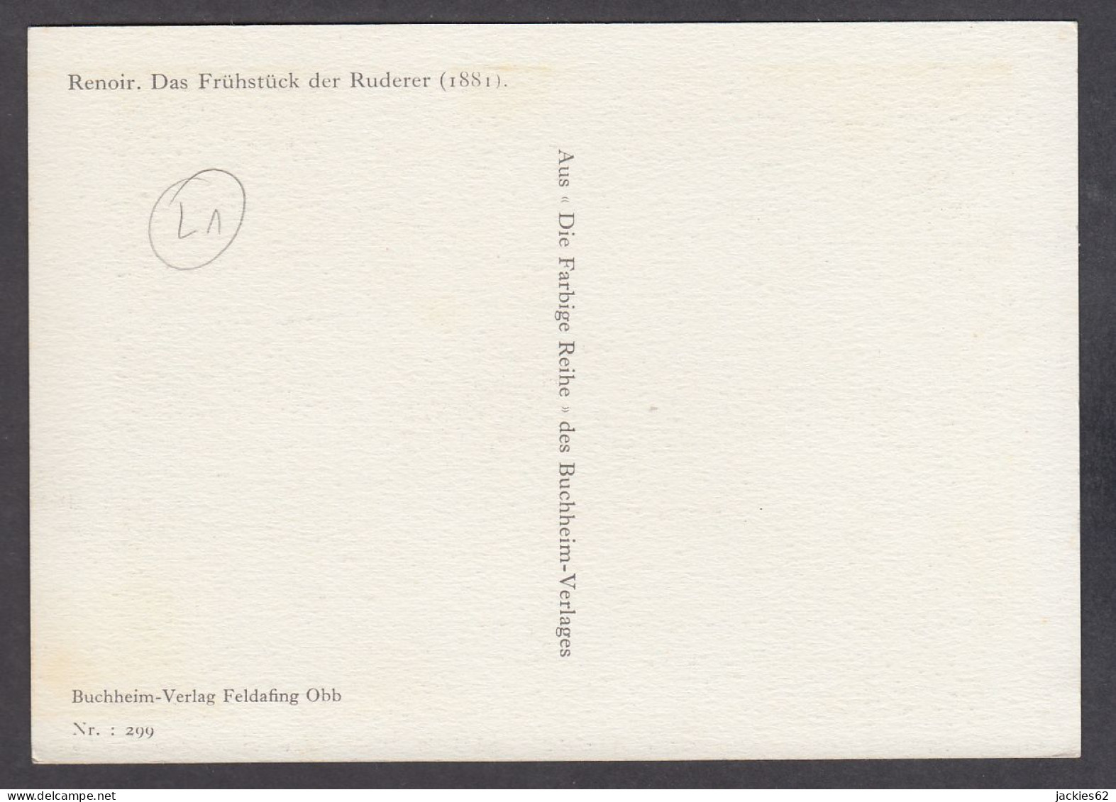 PR352/ RENOIR, *Le Déjeuner Des Canotiers*, Washington , Phillips Collection - Peintures & Tableaux