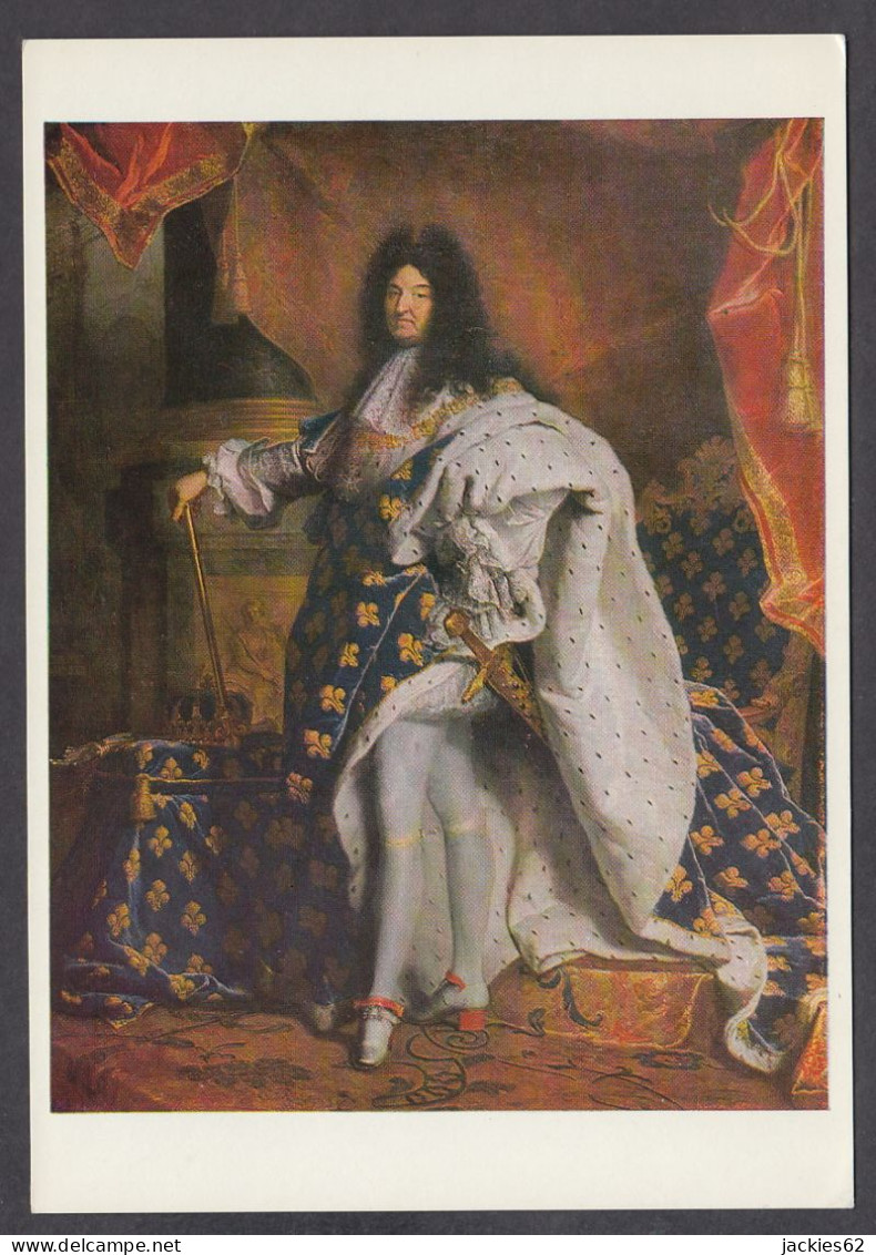 PR358/ Hyacinthe RIGAUD, *Portrait De Louis XIV*, Musée Du Louvre - Malerei & Gemälde