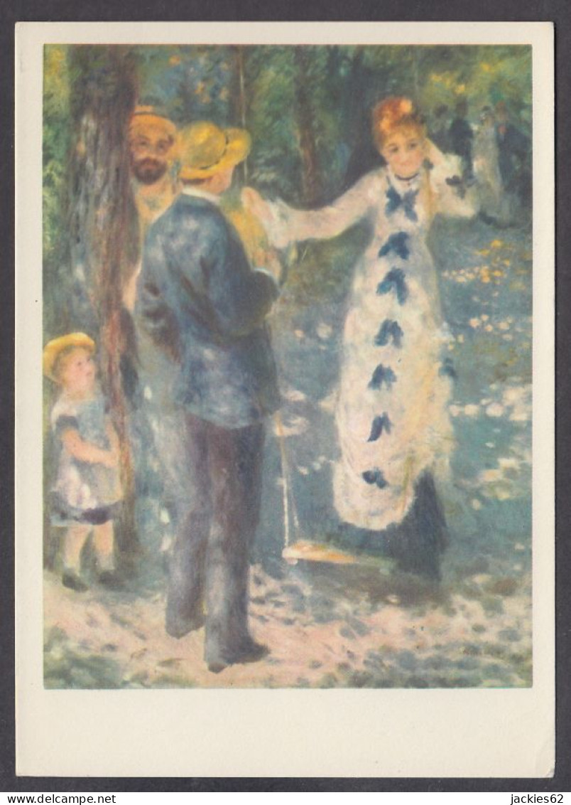 PR374/ RENOIR, *La Balançoire*, Musée Du Louvre, Ed Les Carte Postales De La Loterie Nationale - Paintings