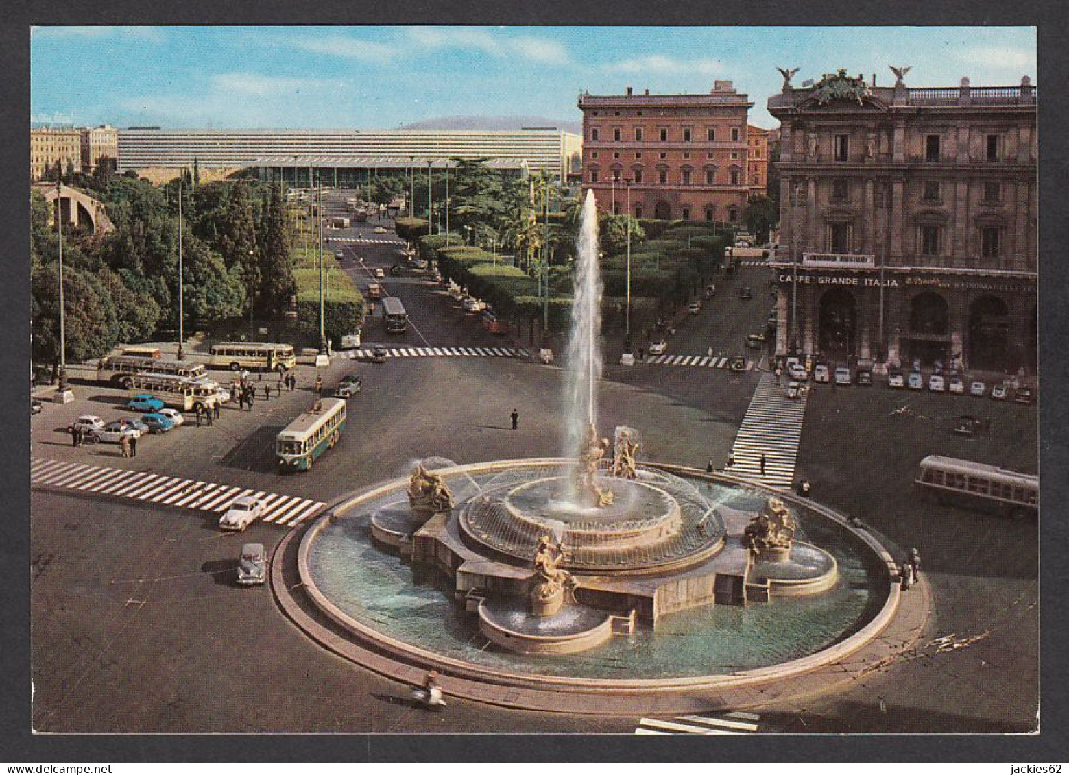 080907/ ROMA, Piazza Esedra, Fontana Delle Naiadi E Stazione Termini - Orte & Plätze