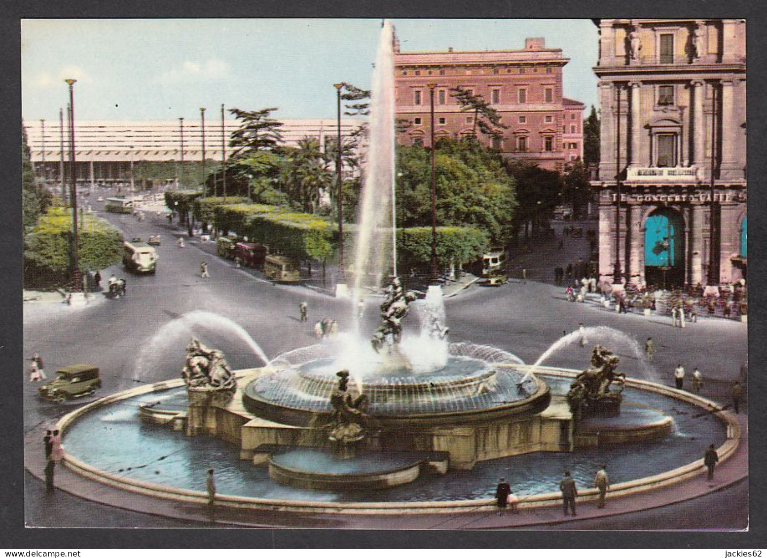 080908/ ROMA, Piazza Esedra, Fontana Delle Naiadi E Stazione Termini - Places & Squares
