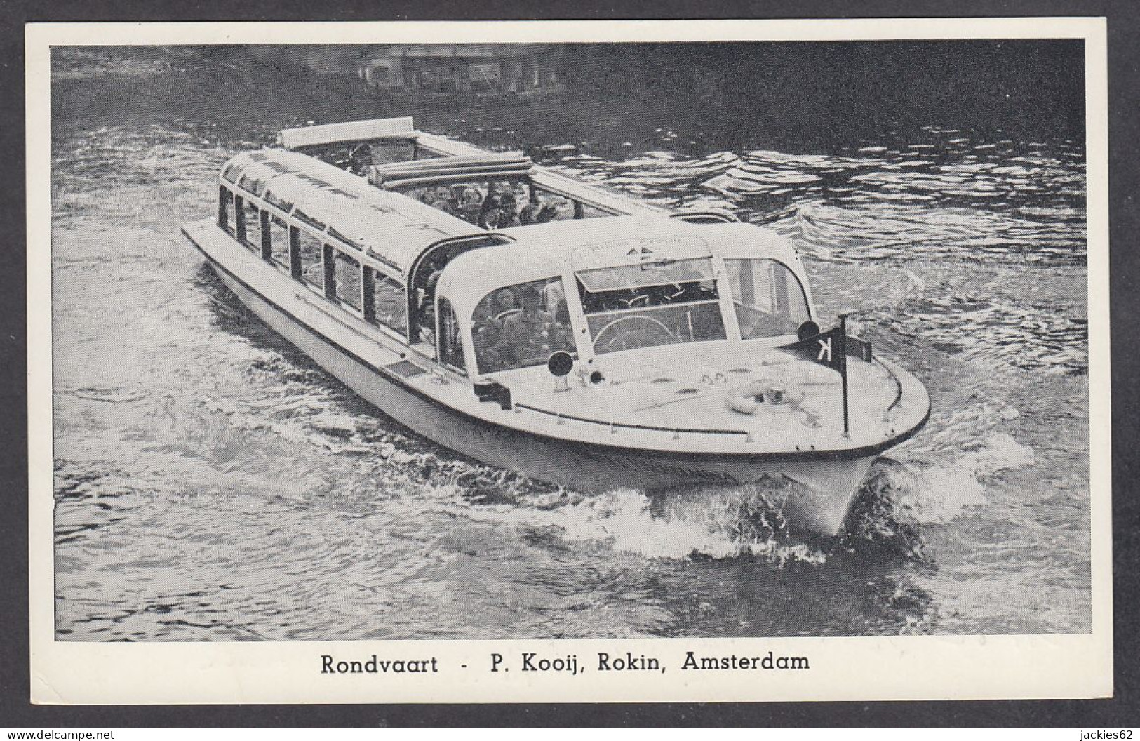 109010/ AMSTERDAM, Rokin, Rondvaart P. Kooij, Rokin - Amsterdam