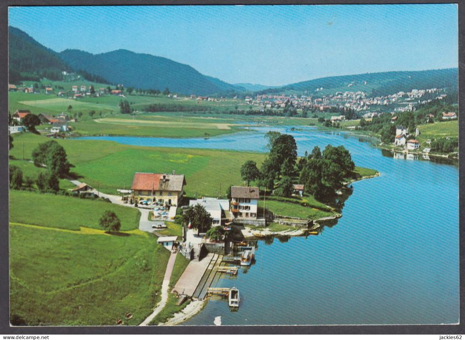 120880/ LES BRENETS, Port Du Pré Du Lac, Embarcadère Des Bateaux NLB Pour Le Saut-du-Doubs - Les Brenets