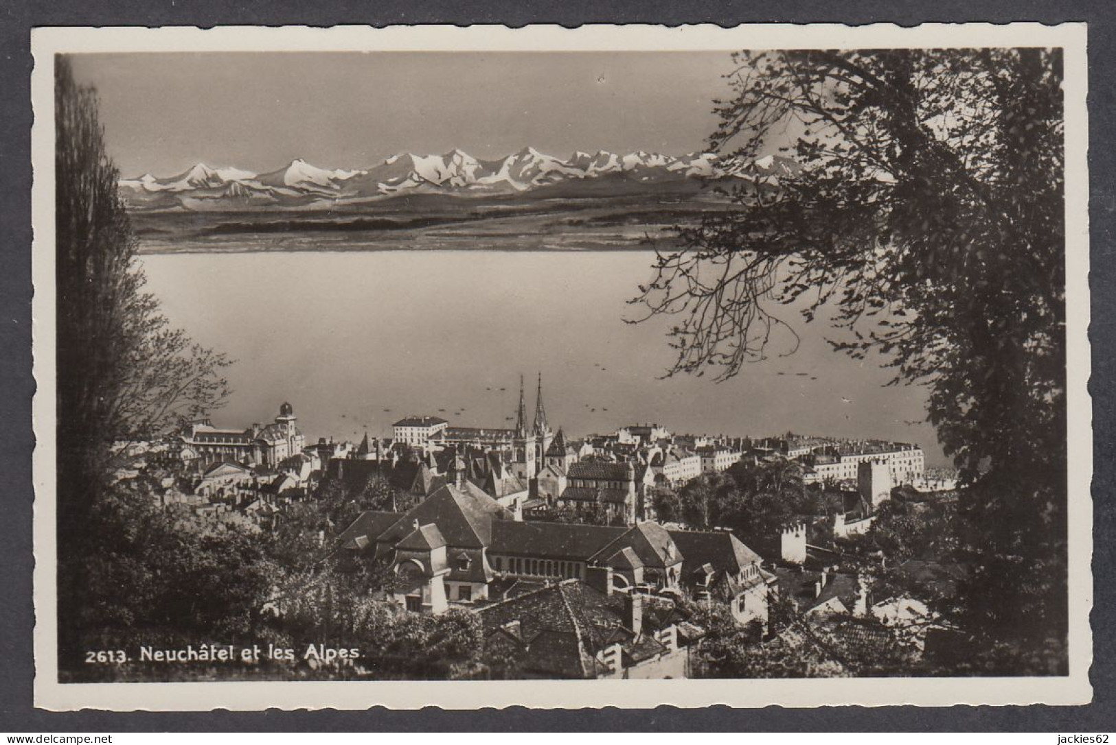 109839/ NEUCHÂTEL Et Les Alpes - Neuchâtel