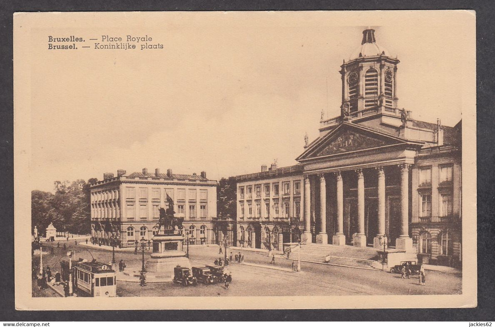 104261/ BRUXELLES, Place Royale - Marktpleinen, Pleinen