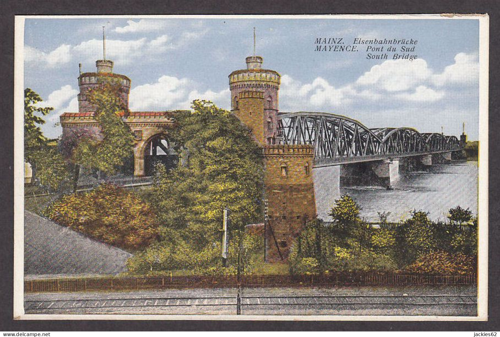 078352/ MAINZ, Eisenbahnbrücke - Mainz