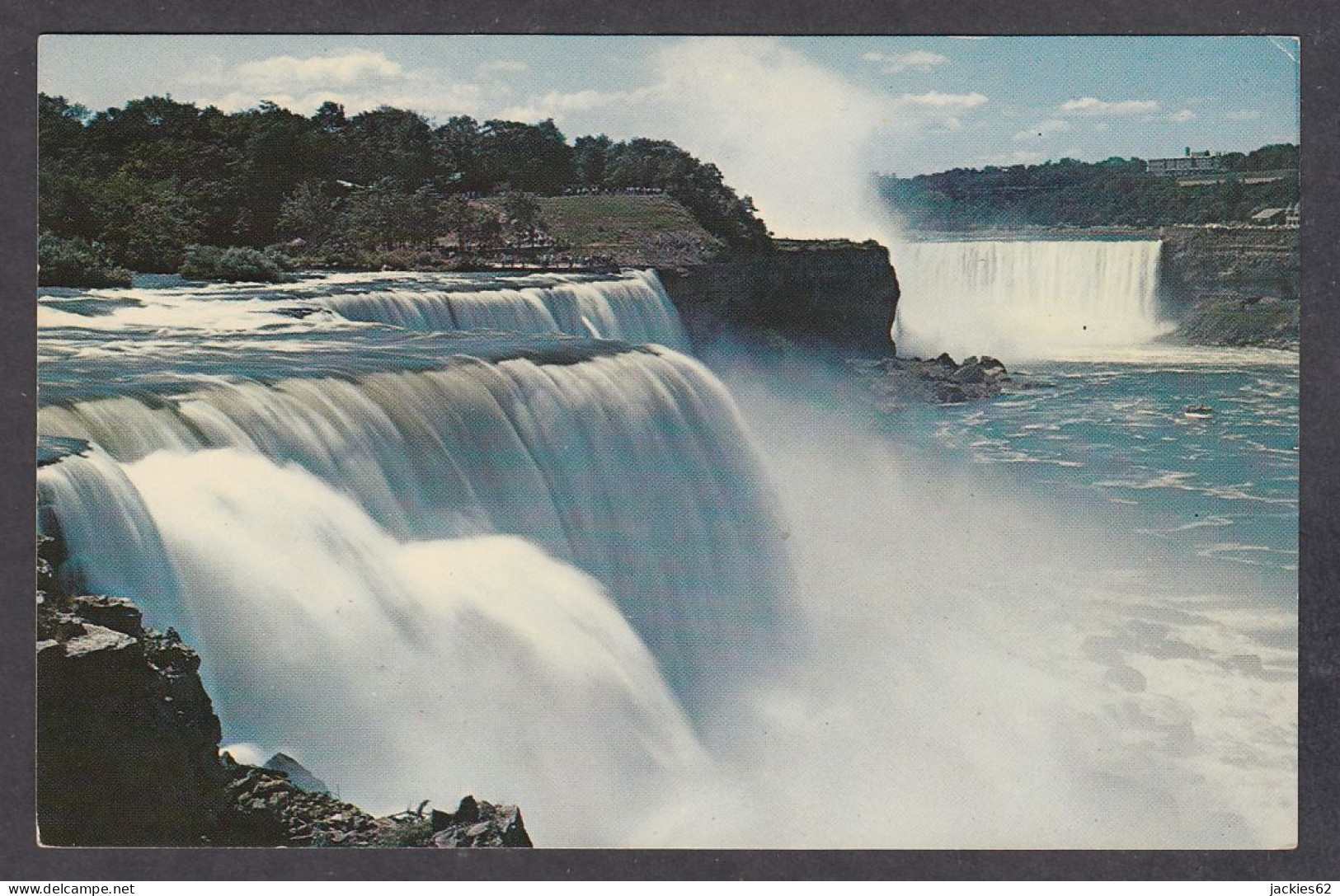 114733/ NIAGARA FALLS, American Falls At Prospect Point And Horseshoe Falls In The Distance - Niagarafälle