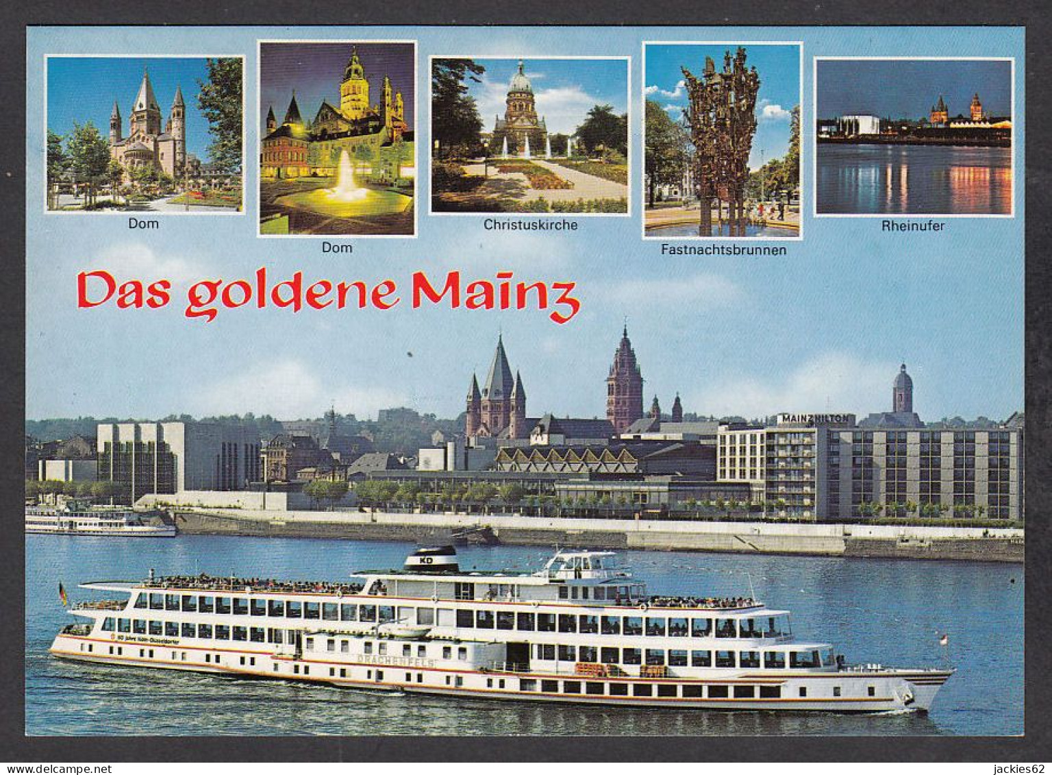 078363/ MAINZ Mit Schiff *Drachenfels*  - Mainz