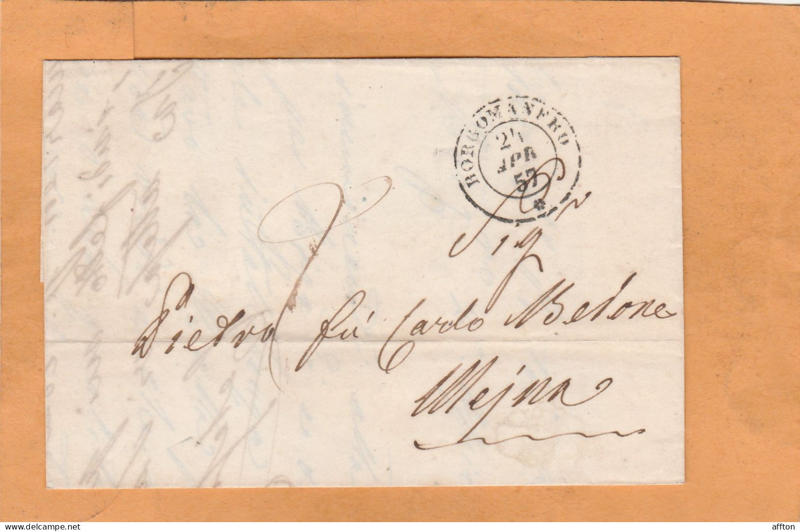 Italy Old Cover Mailed - Unclassified