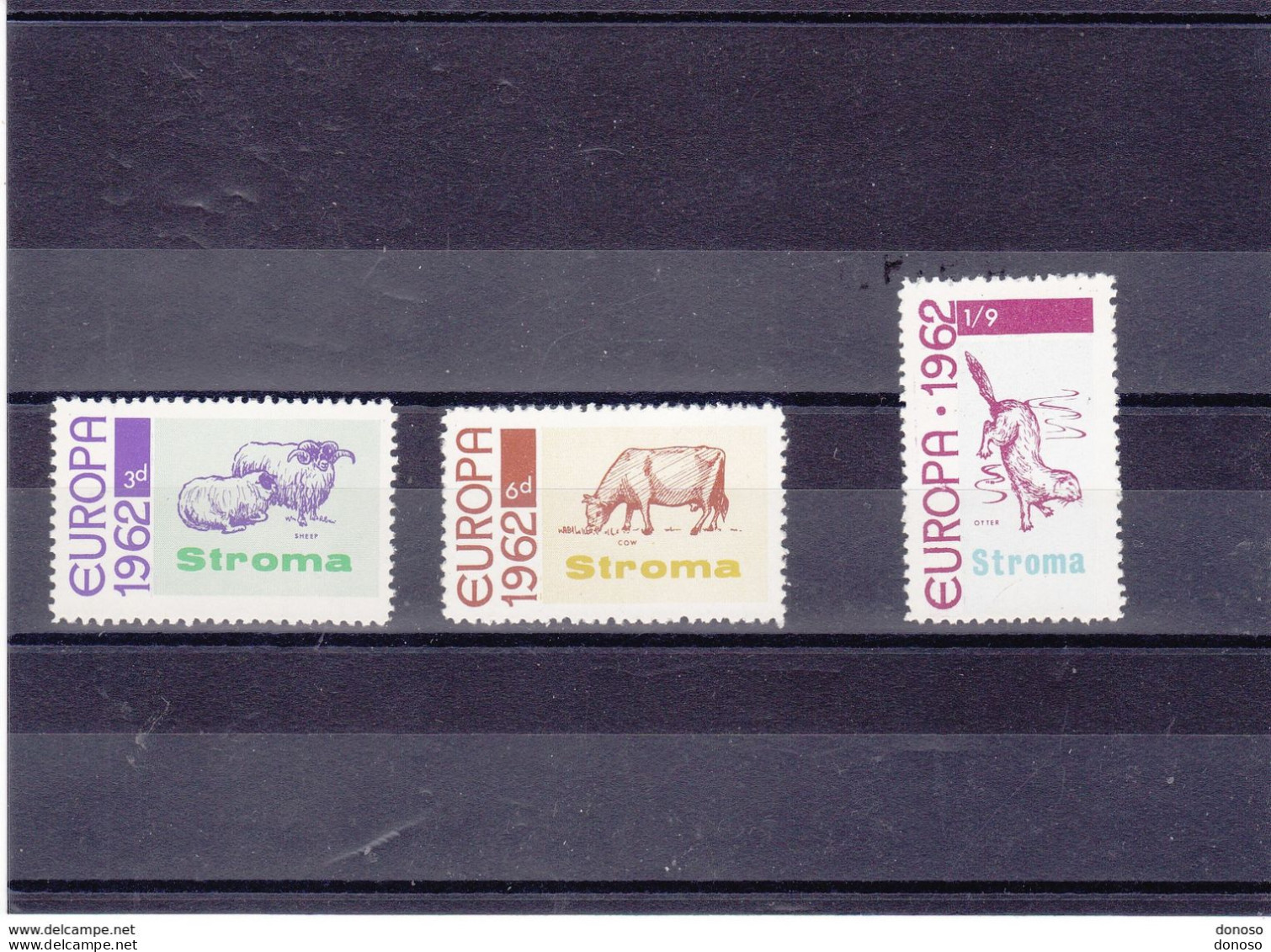 STROMA 1962 EUROPA ANIMAUX NEUF** MNH - Ortsausgaben