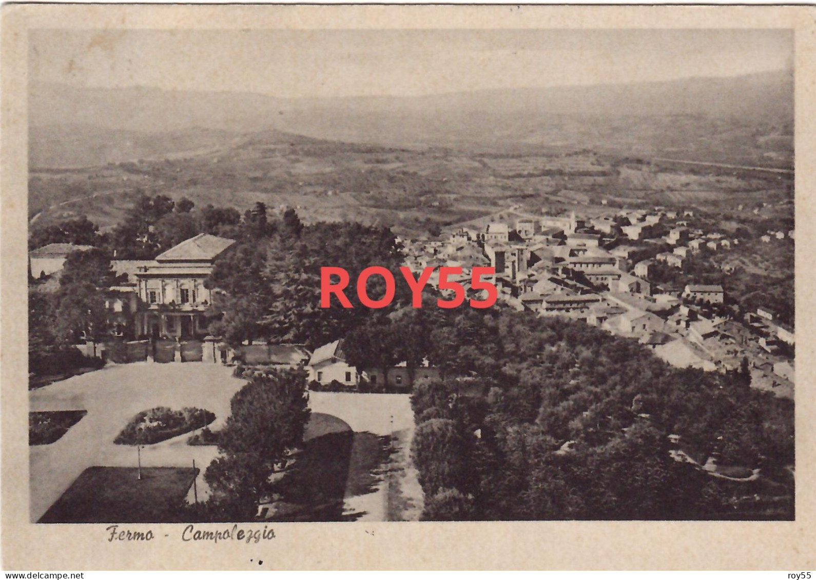 Marche-fermo-frazione Quartiere Di Fermo Veduta Panoramica Frazione Quartiere Anni 50 - Andere & Zonder Classificatie