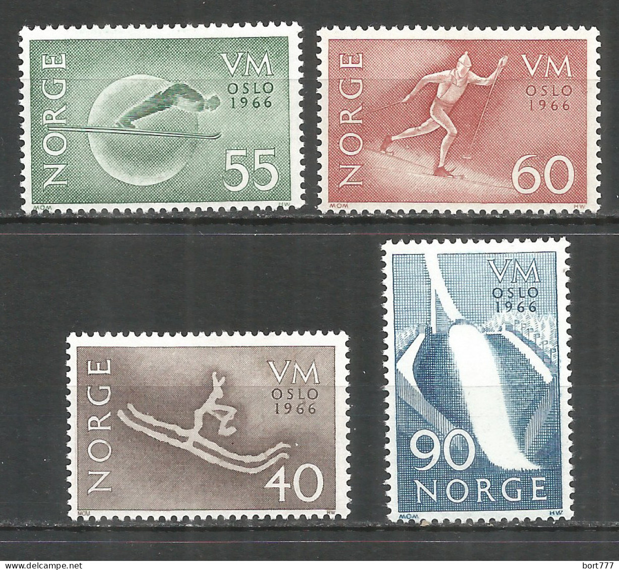 NORWAY 1966 Mint MNH(**) Mi.# 537-40 - Unused Stamps