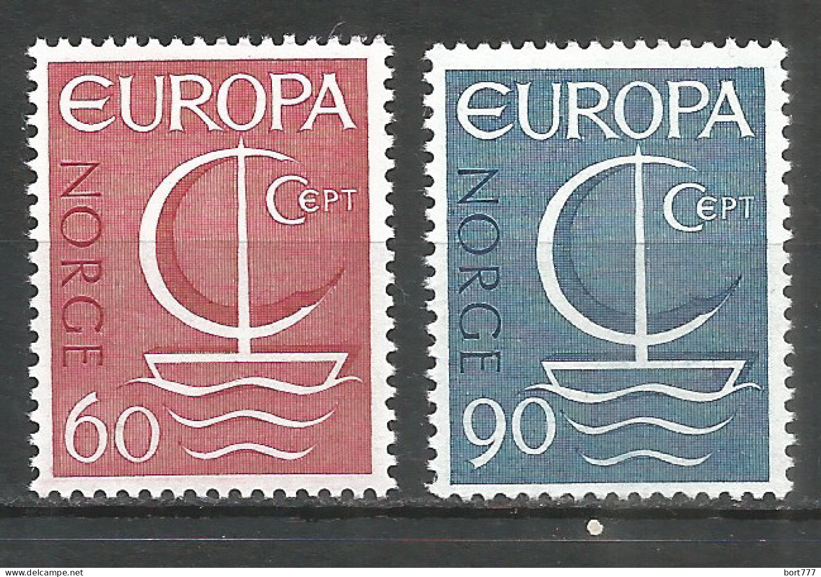 NORWAY 1966 Mint MNH(**) Mi.# 547-48 Europa Cept - Nuovi