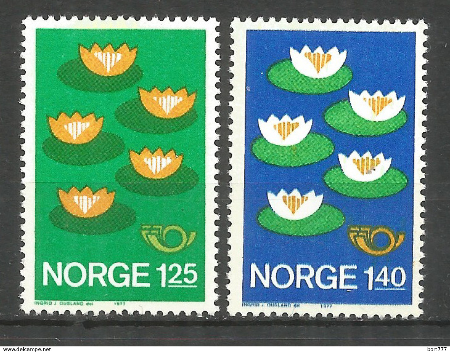 NORWAY 1977 Mint MNH(**) Mi.# 737-38 - Nuevos