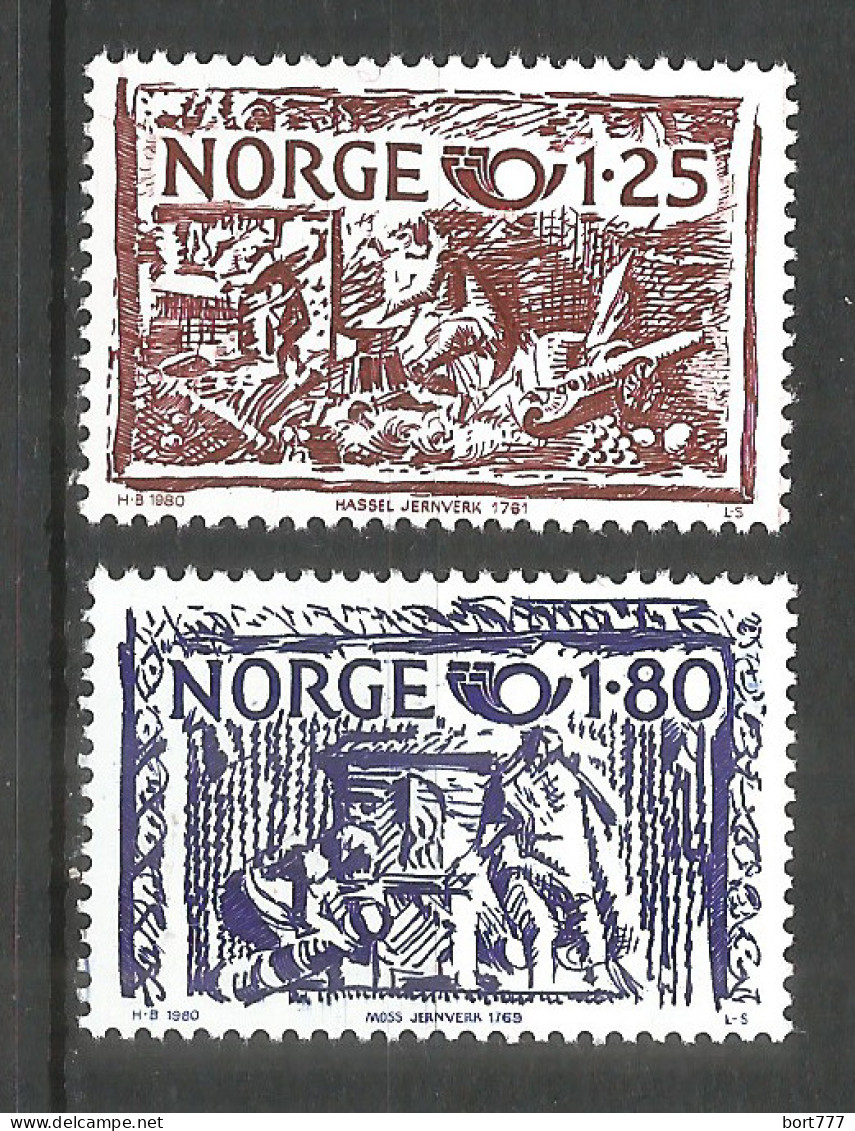 NORWAY 1980 Mint MNH(**) Mi.# 821-22 - Ongebruikt