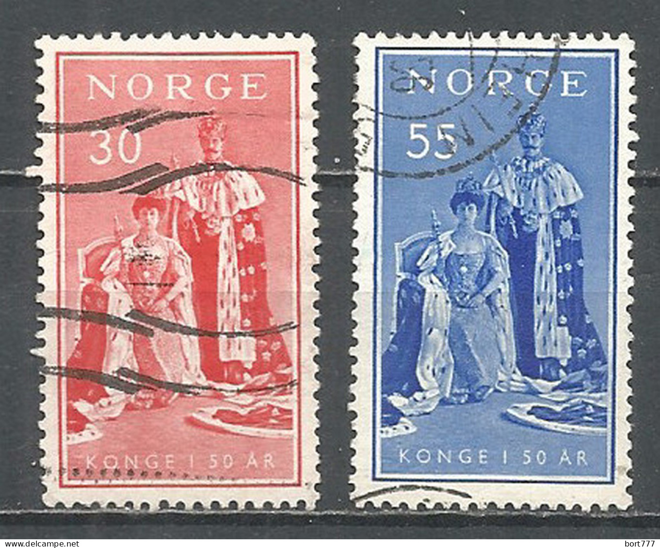 Norway 1955 Used Stamps Set - Usados