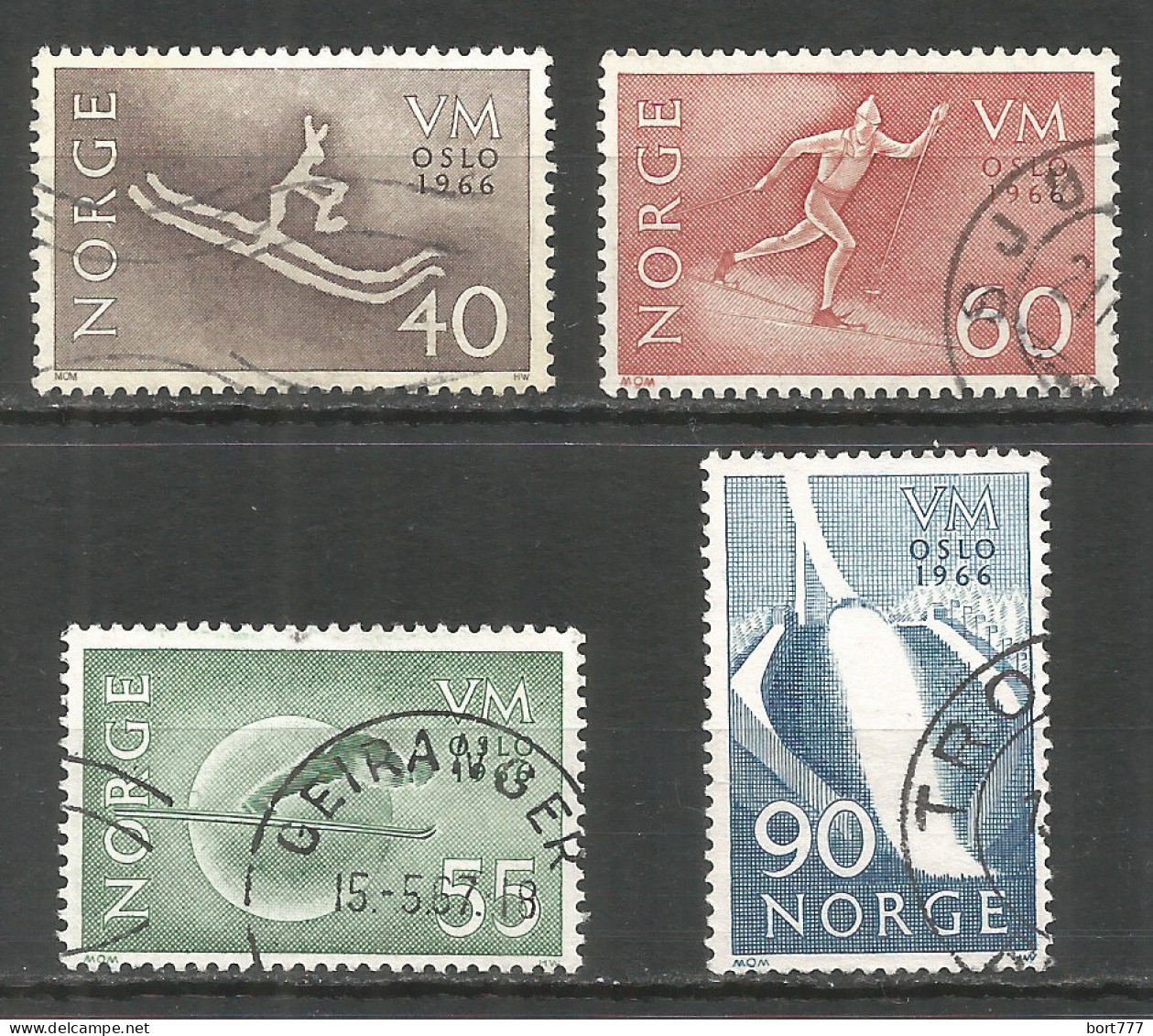 Norway 1966 Used Stamps  - Oblitérés
