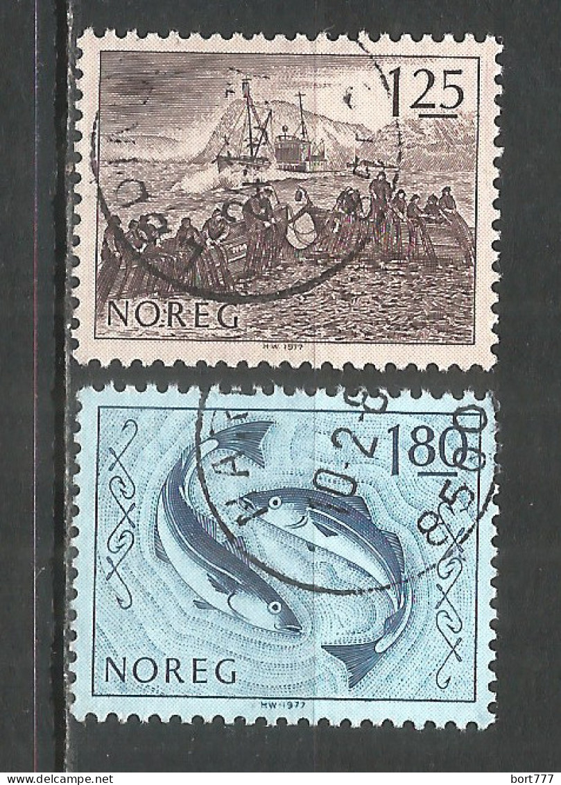 Norway 1977 Used Stamps Fish - Usados