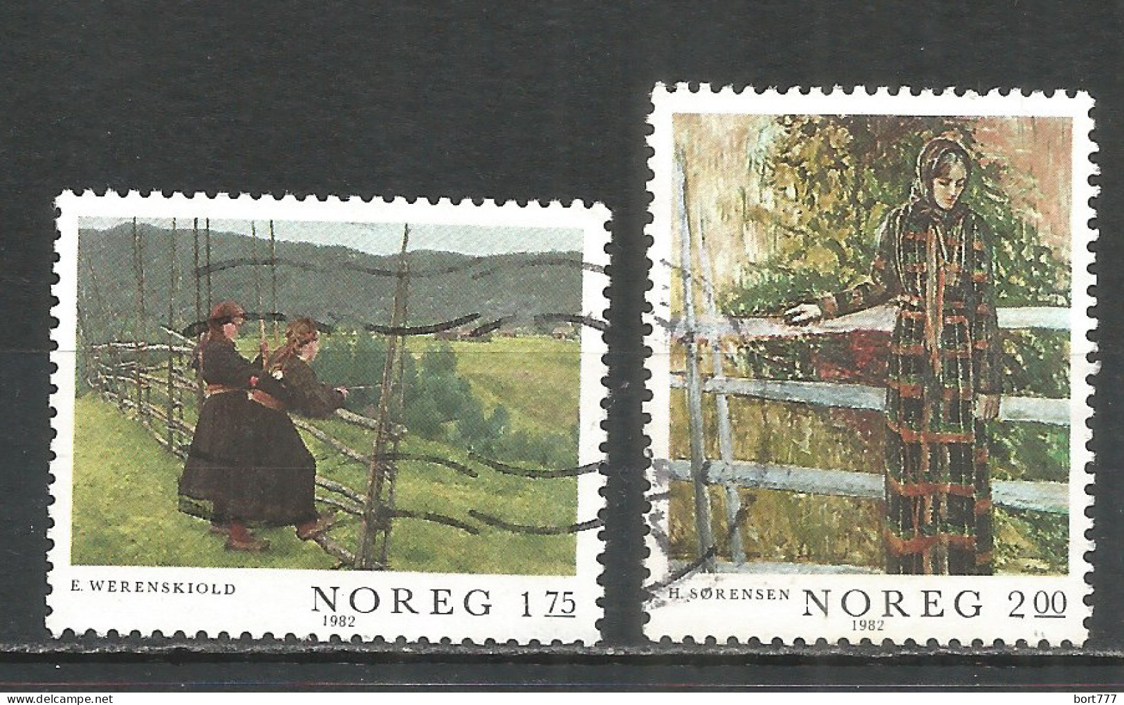 Norway 1981 Used Stamps Painting - Gebruikt