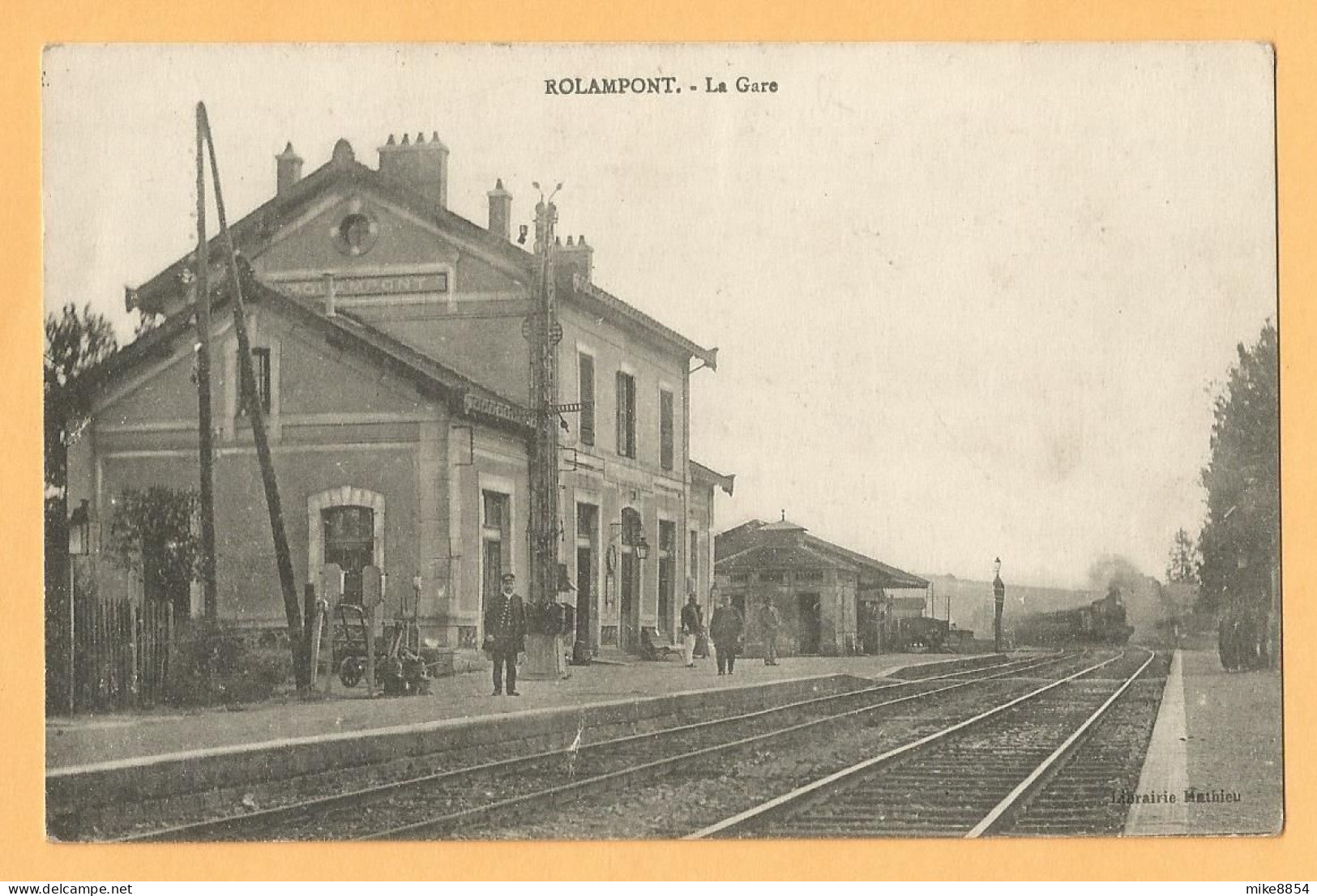 0025  CPA   ROLAMPONT  (Haute-Marne)  La Gare  - Train Entrant En Gare   +++++++++++++++++ - Autres & Non Classés