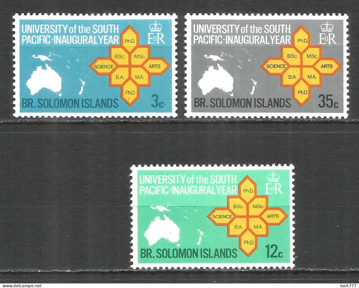 Solomon Islands 1969 Year, Mint Stamps MNH (**)  - Solomoneilanden (1978-...)