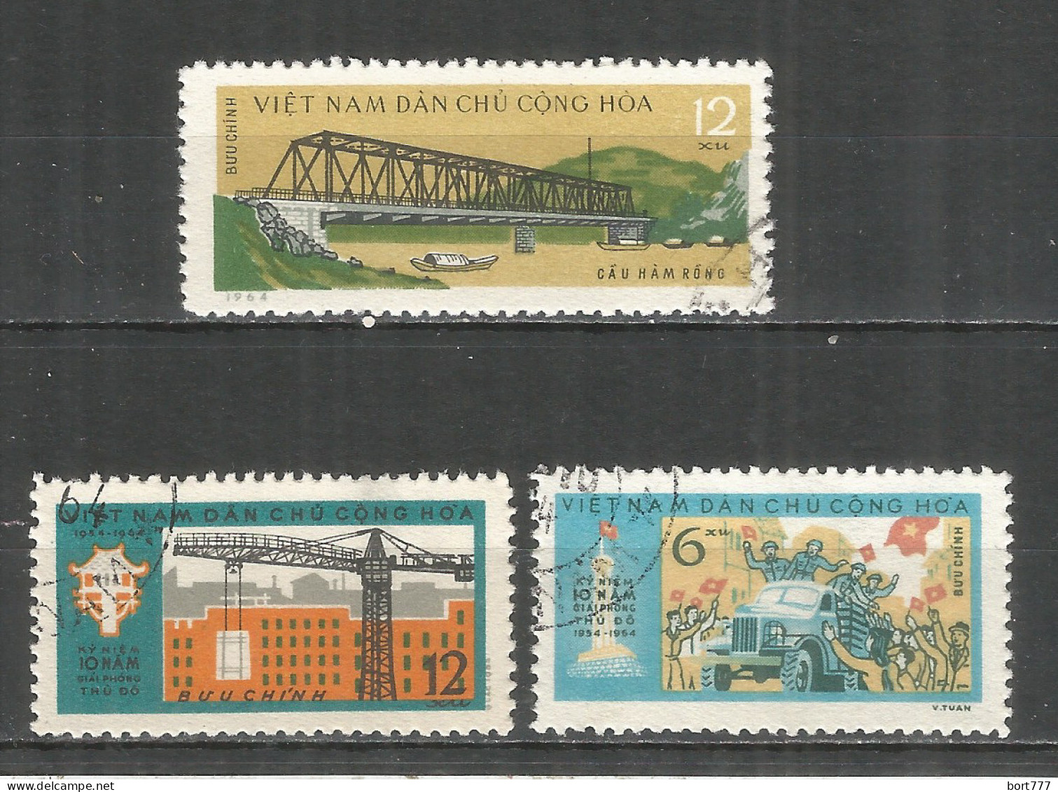 Vietnam 1964 Used Stamps  Mi 318,328-9 - Vietnam