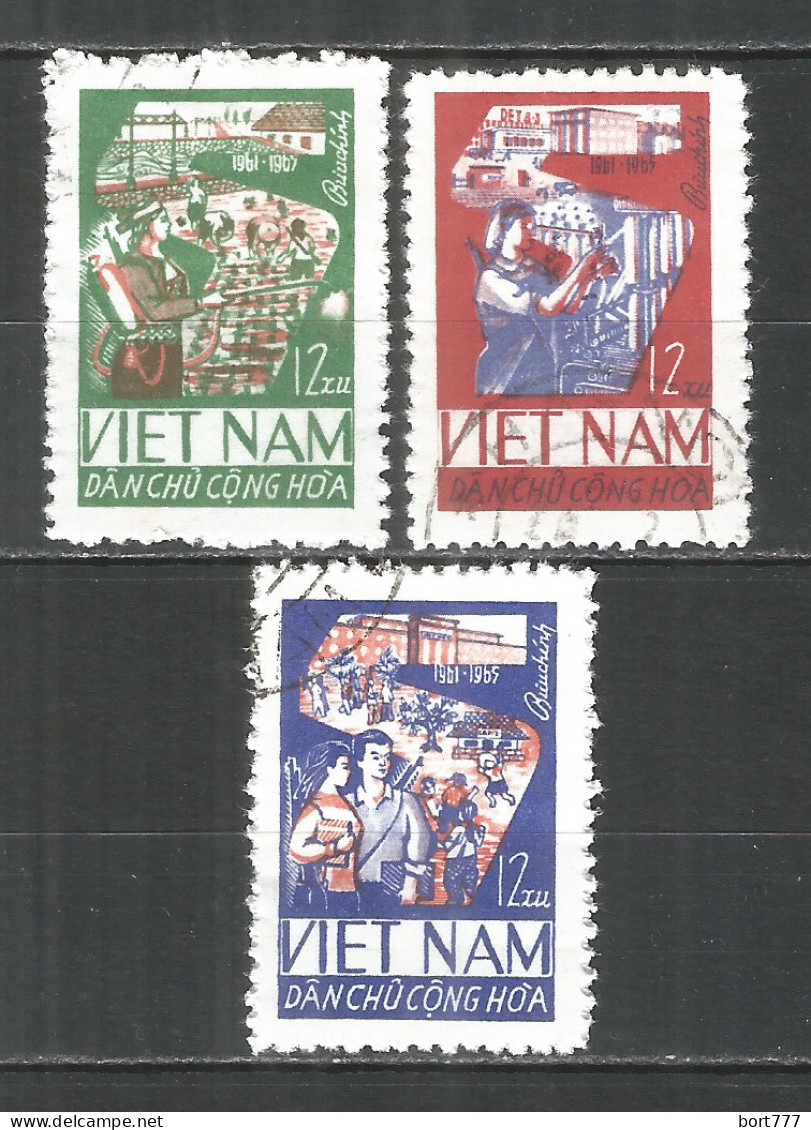 Vietnam 1965 Used Stamps , Mi# 420-422  - Vietnam