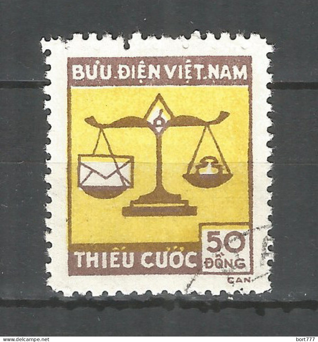 Vietnam North 1955 Used Stamp ​Michel # Porto 14 - Viêt-Nam