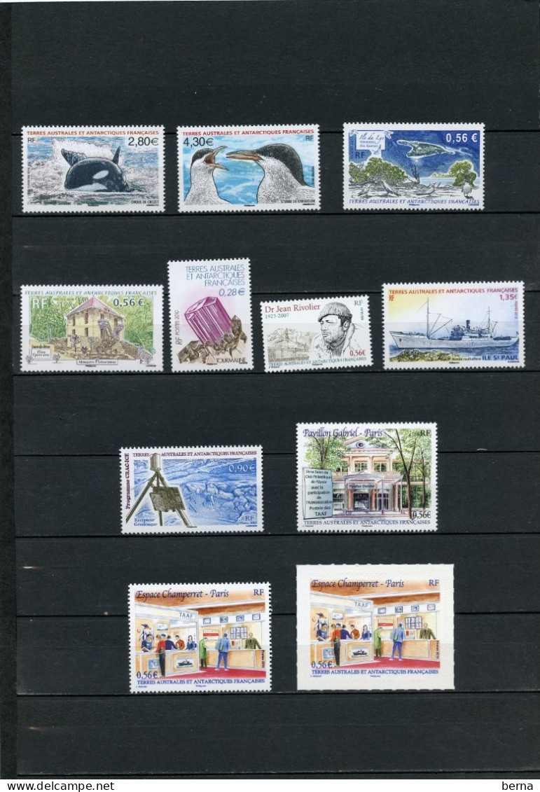 TAAF 2010 ANNEE 552/577 LUXE NEUF SANS CHARNIERE-- - Unused Stamps