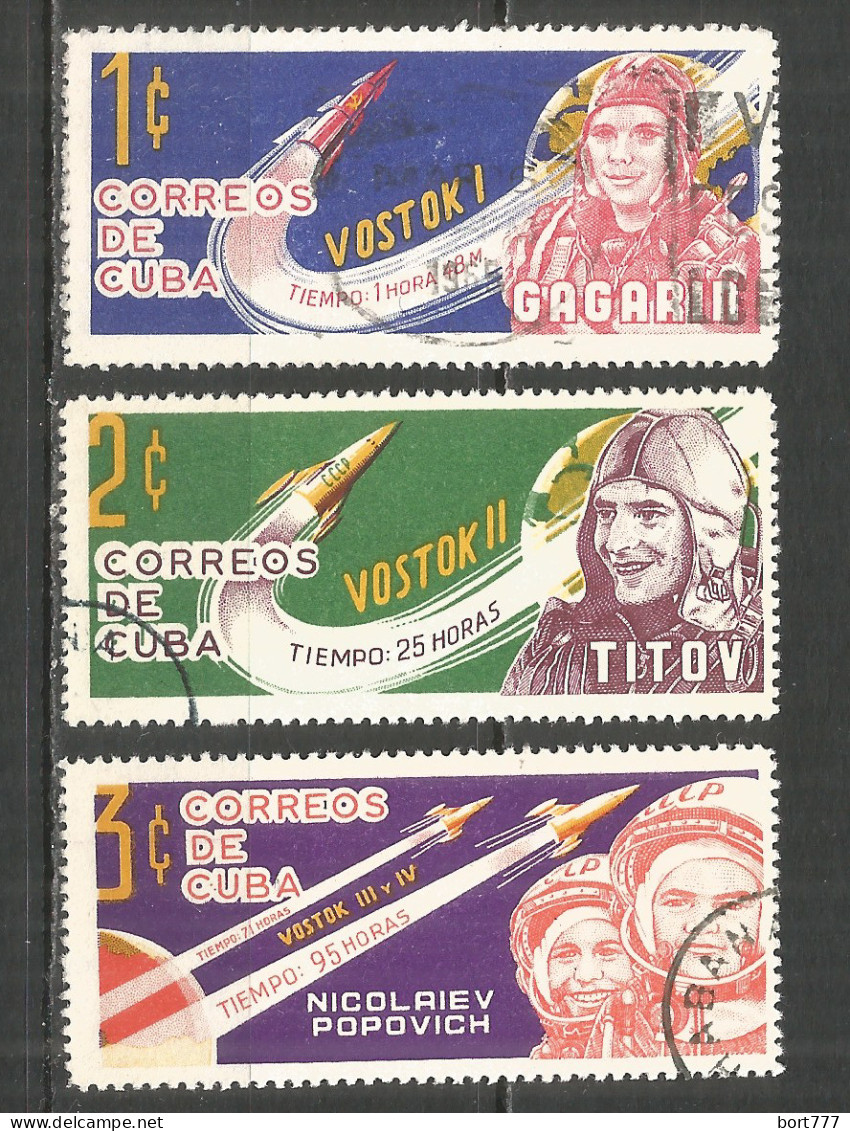 Caribbean 1963 Year , Used Stamps Set Mi.# 835-37 Space - Oblitérés