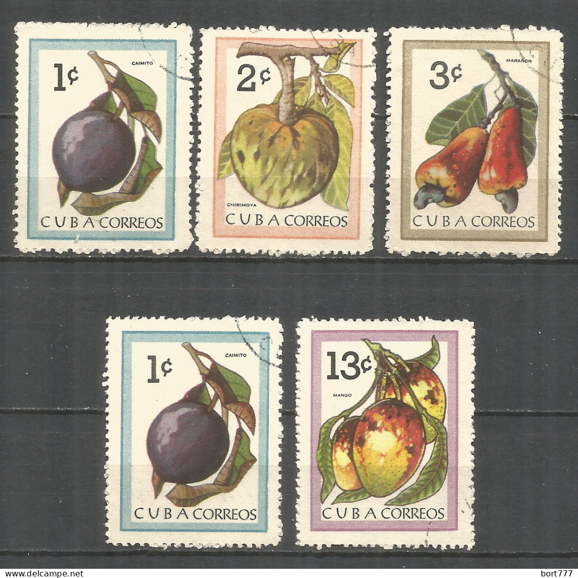Caribbean 1963 Year , Used Stamps Set Mi.# 859-63 - Oblitérés