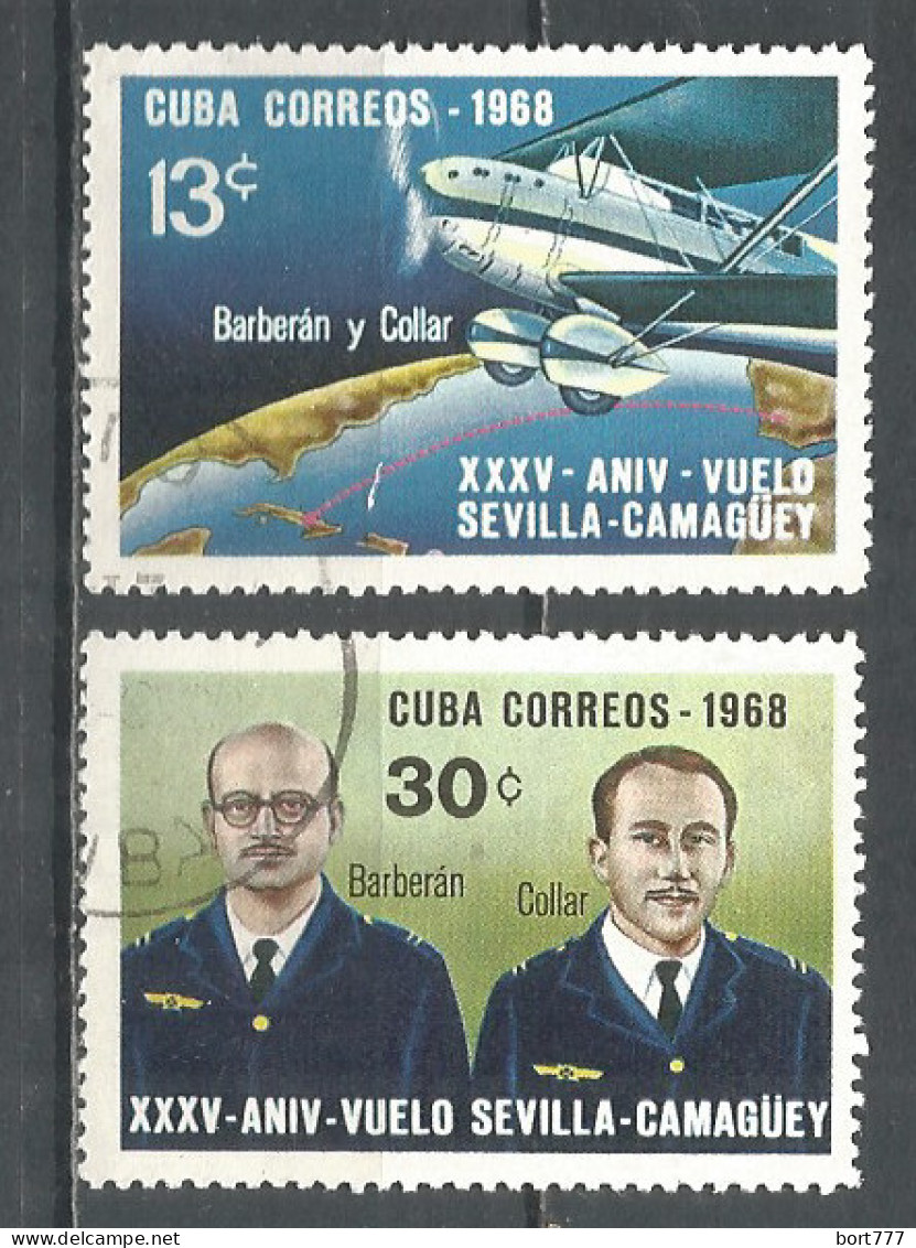 Caribbean 1968 Year , Used Stamps Set Mi# ​​​1406-07 - Usados