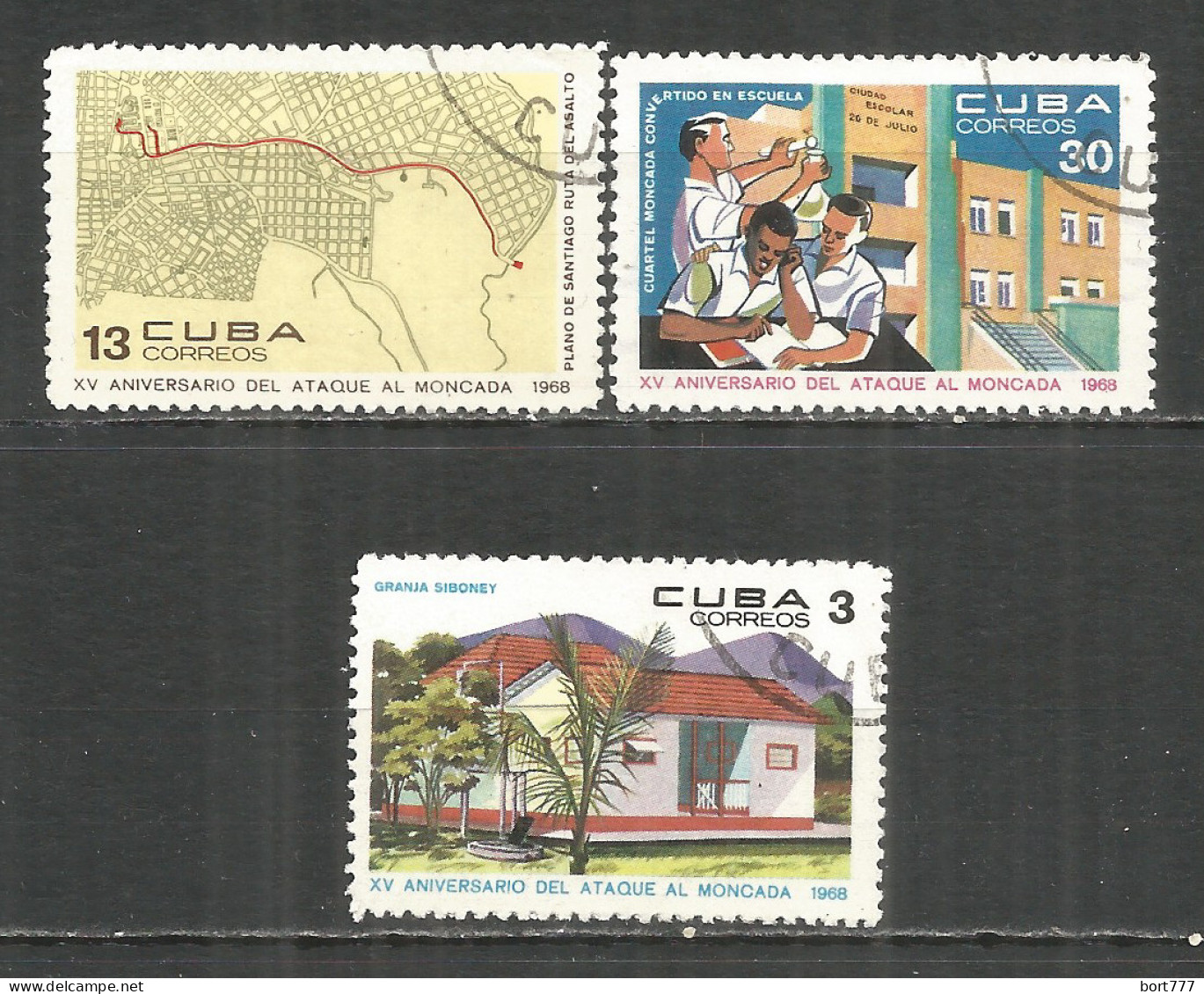 Caribbean 1968 Year , Used Stamps Set Mi# ​​​1413-15 - Used Stamps