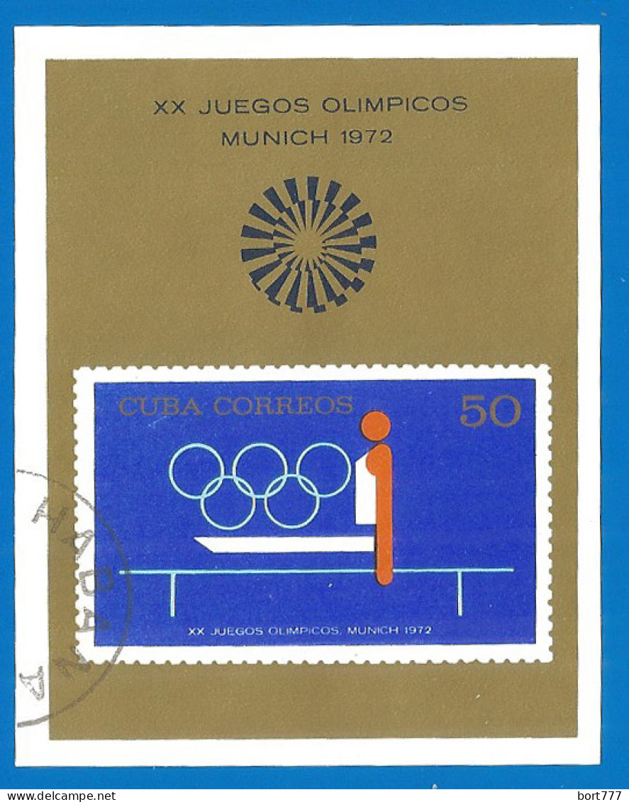 Caribbean 1972 Year , Used Block Sport - Hojas Y Bloques