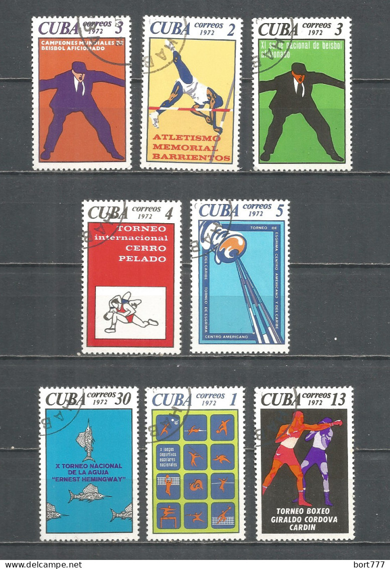 Caribbean 1972 Year , Used Stamps Mi# 1831-38 - Oblitérés