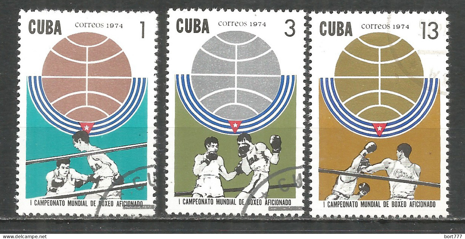 Caribbean 1974 Year , Used Stamps Boxing - Usados