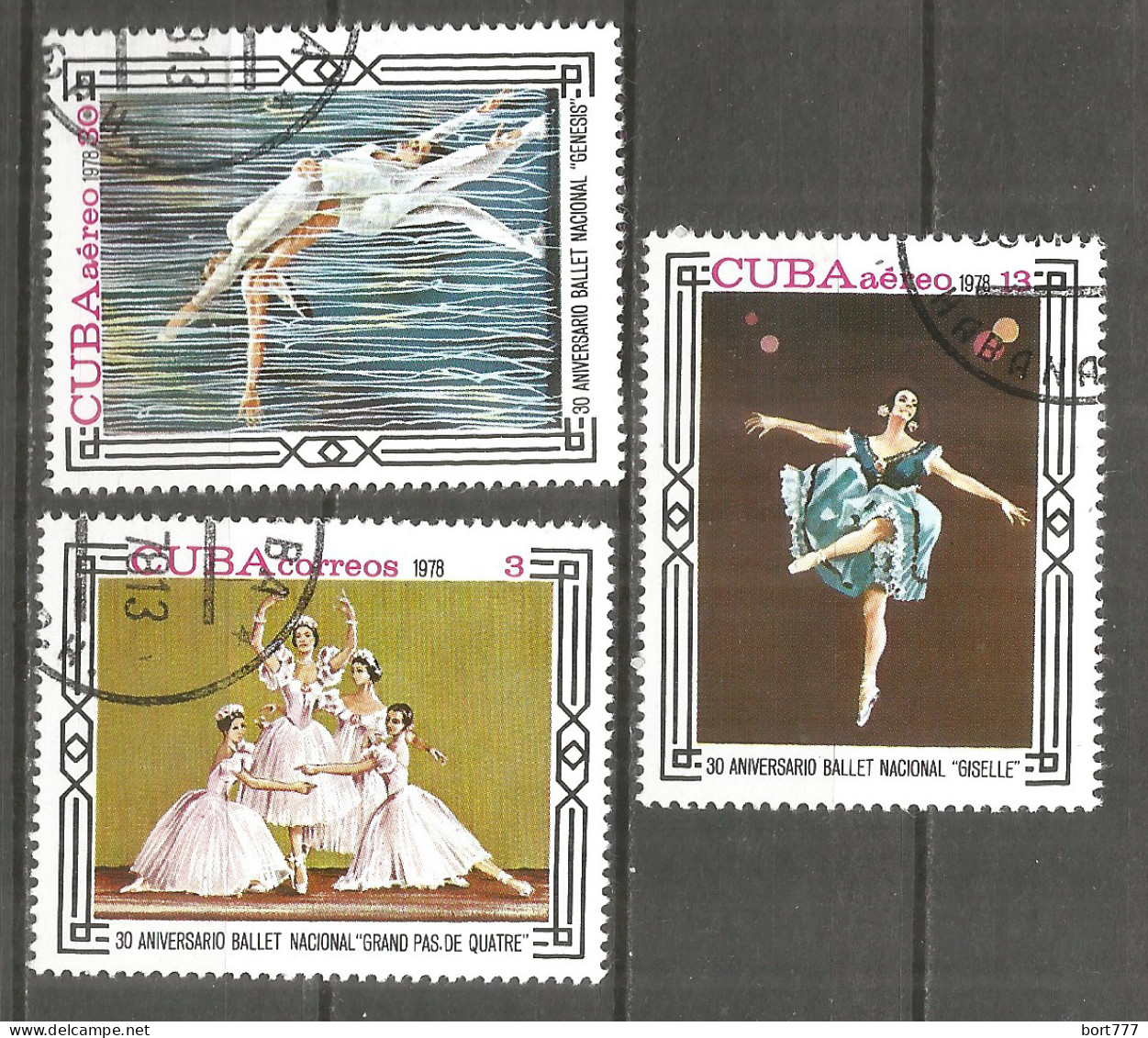 Caribbean 1978 Year , Used Stamps Balet - Oblitérés