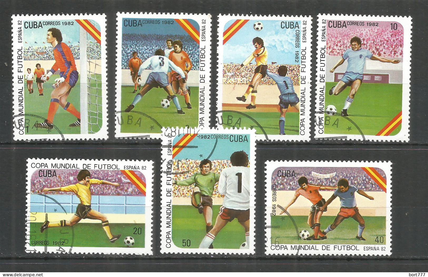 Caribbean 1982 Year , Used Stamps Sport Soccer Football - Usati