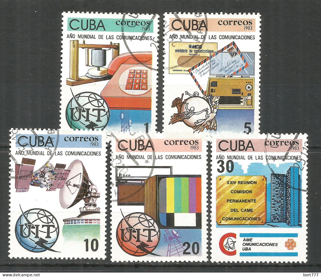 Caribbean 1983 Year , Used Stamps UIT - Usati