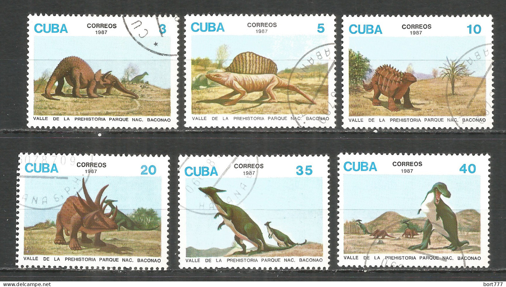 Caribbean 1987 Year , Used Stamps Reptiles - Used Stamps