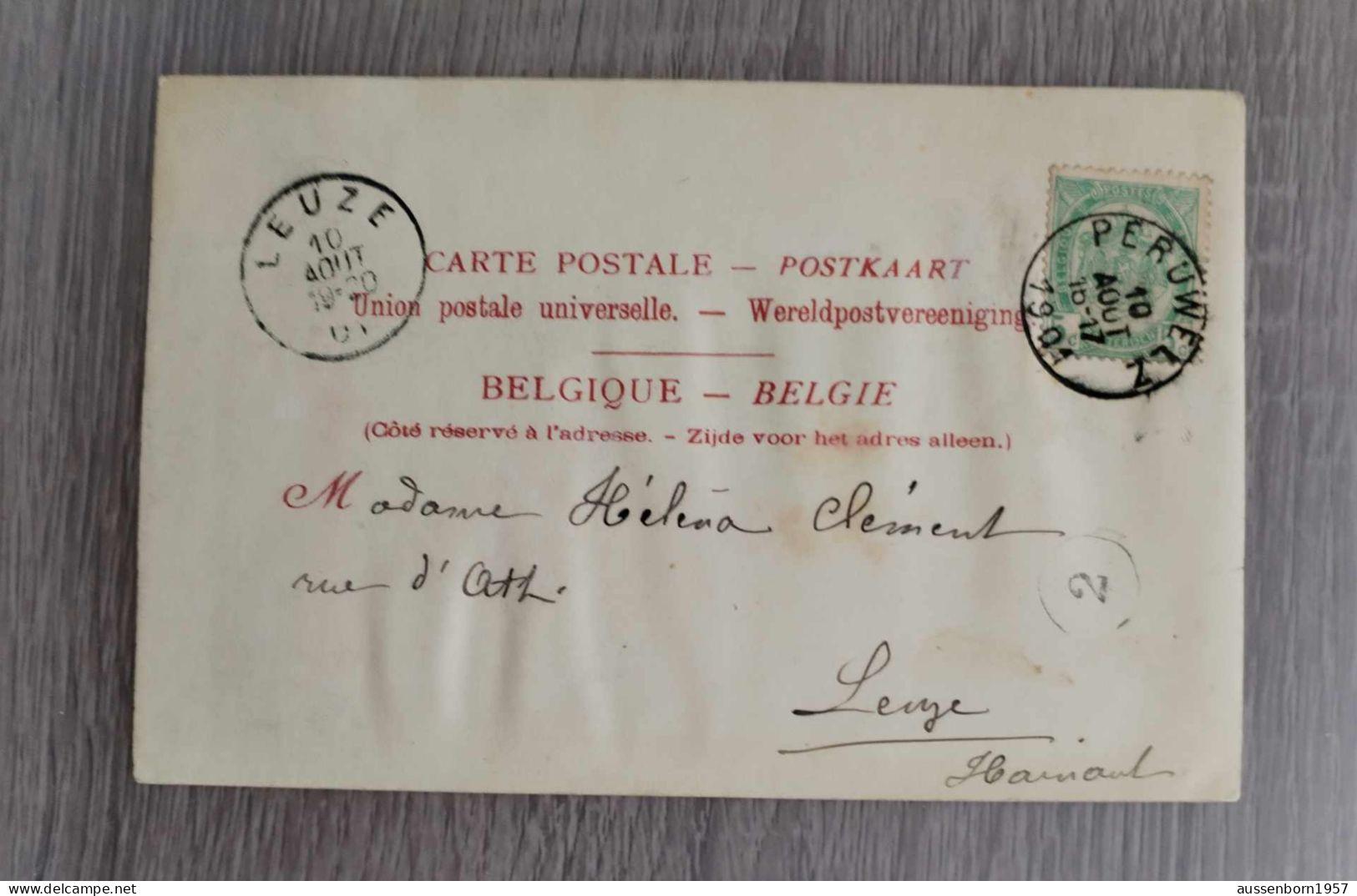 Peruwelz Bonsecours : Lot De 7 Cartes Dos Non Divisé : 1901, 1902, 1903 Et Non écrites - Peruwelz