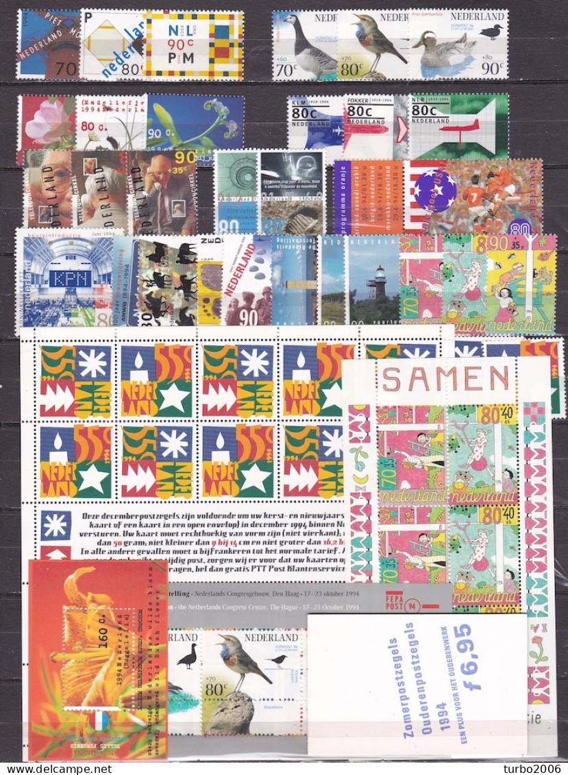 1994 Complete Postfrisse Jaargang NVPH 1595 / 1629 - Années Complètes