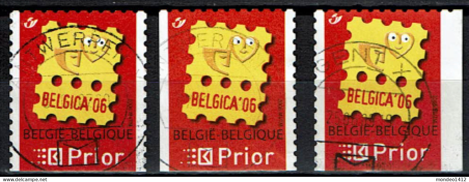 België OBP 3528 - International Stamp Exhibition Belgica 2006 Complete - Usati