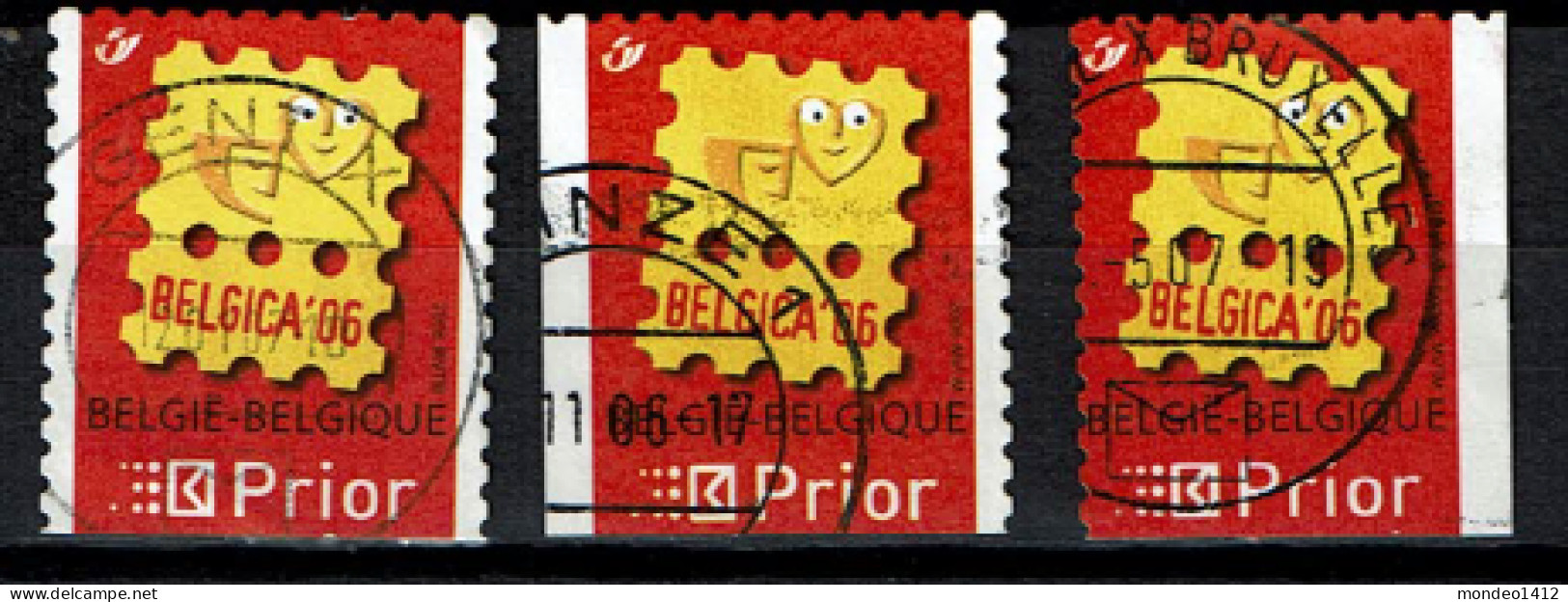 België OBP 3528 - International Stamp Exhibition Belgica 2006 Complete - Gebraucht
