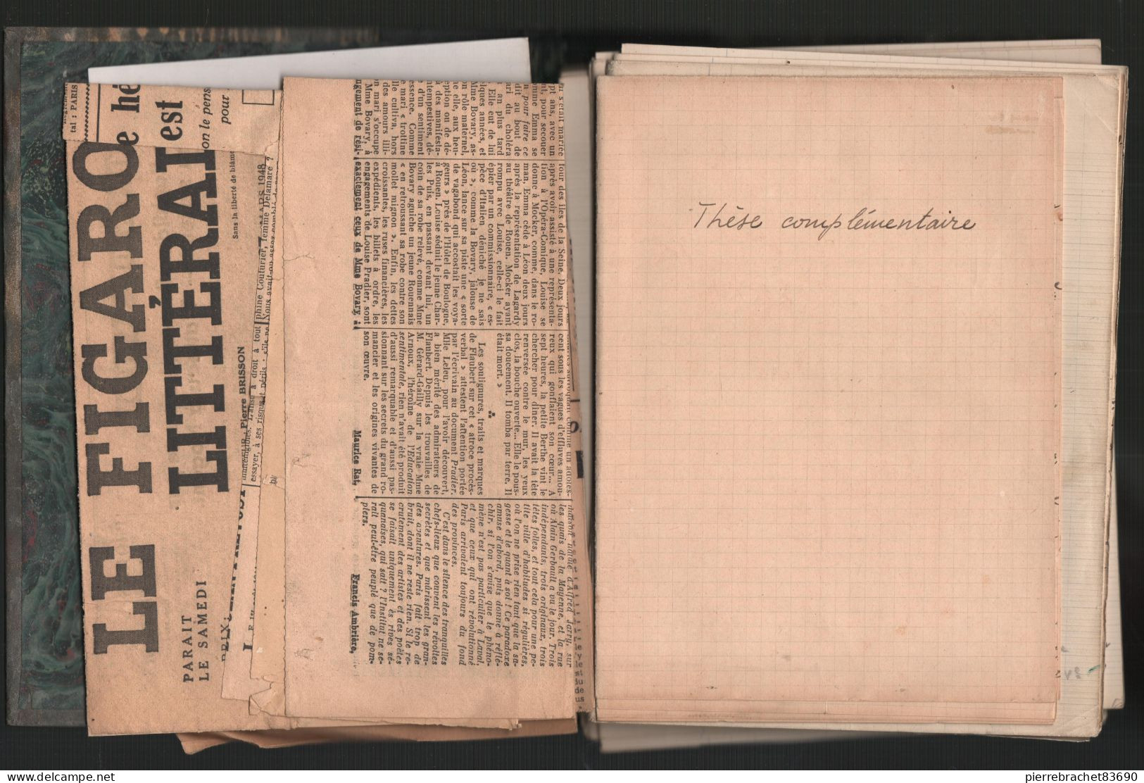 Octave Nadal. L'amour Chez Corneille. Thèse Manuscrite De L'auteur Présentée En 1946 - Non Classés