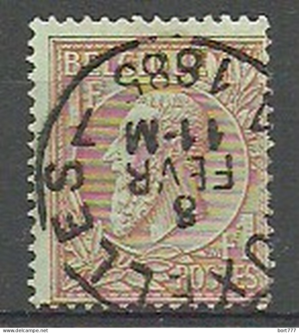 Belgium 1884 Year, 1 Fr., Used (o),Mi. 46 - 1884-1891 Léopold II