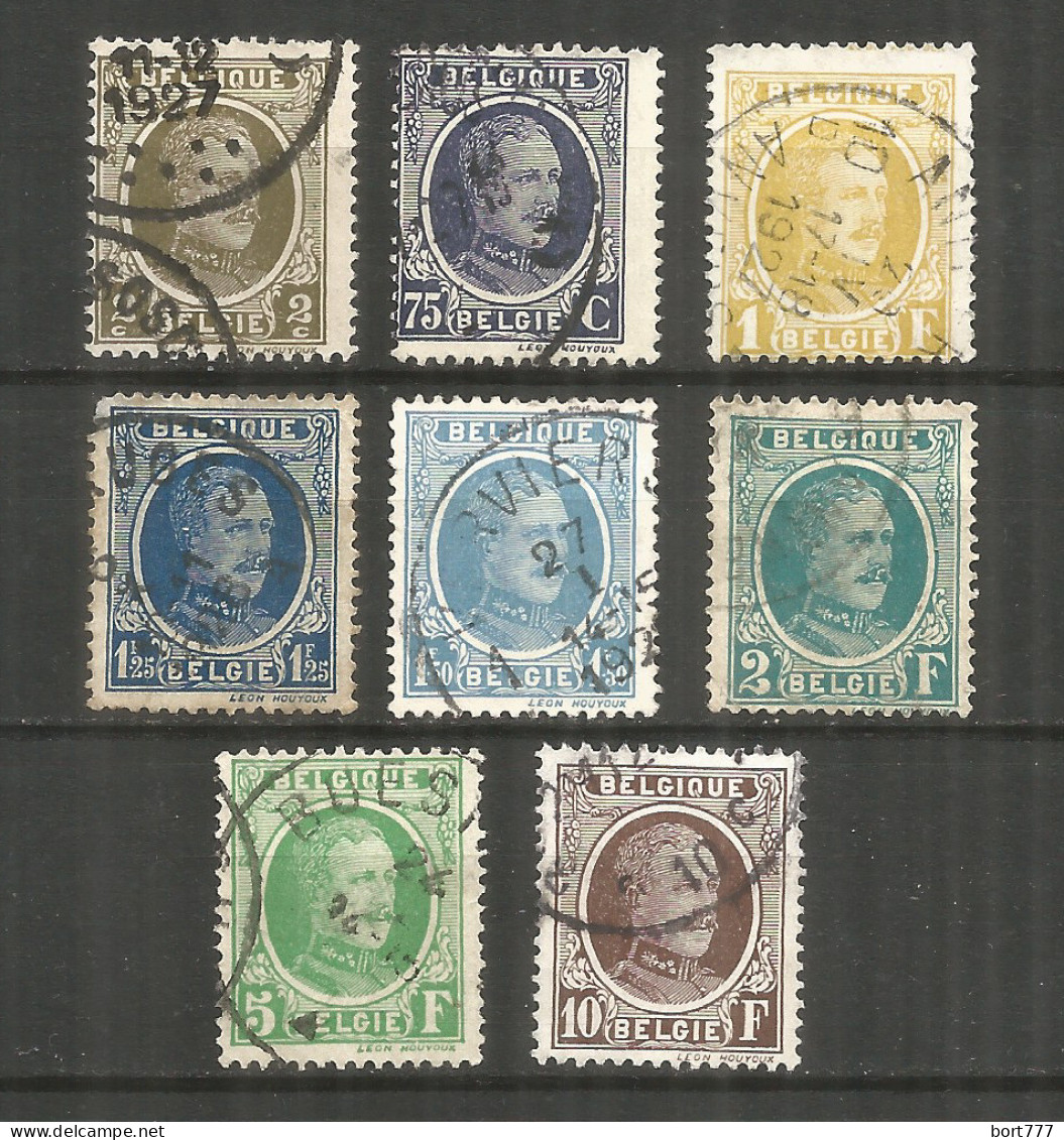 Belgium 1926 Year, Used Stamps (o),Mi. 210-17  - Usados