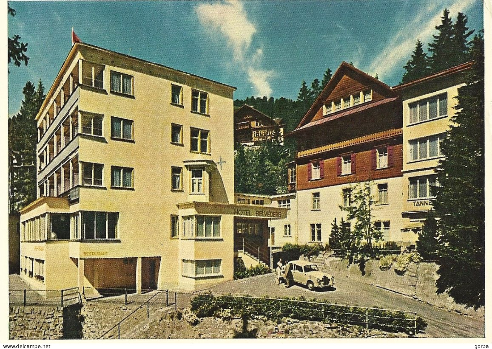 *CPM - SUISSE - GRISONS - AROSA - Hôtel Belvédère-Tanneck - Arosa