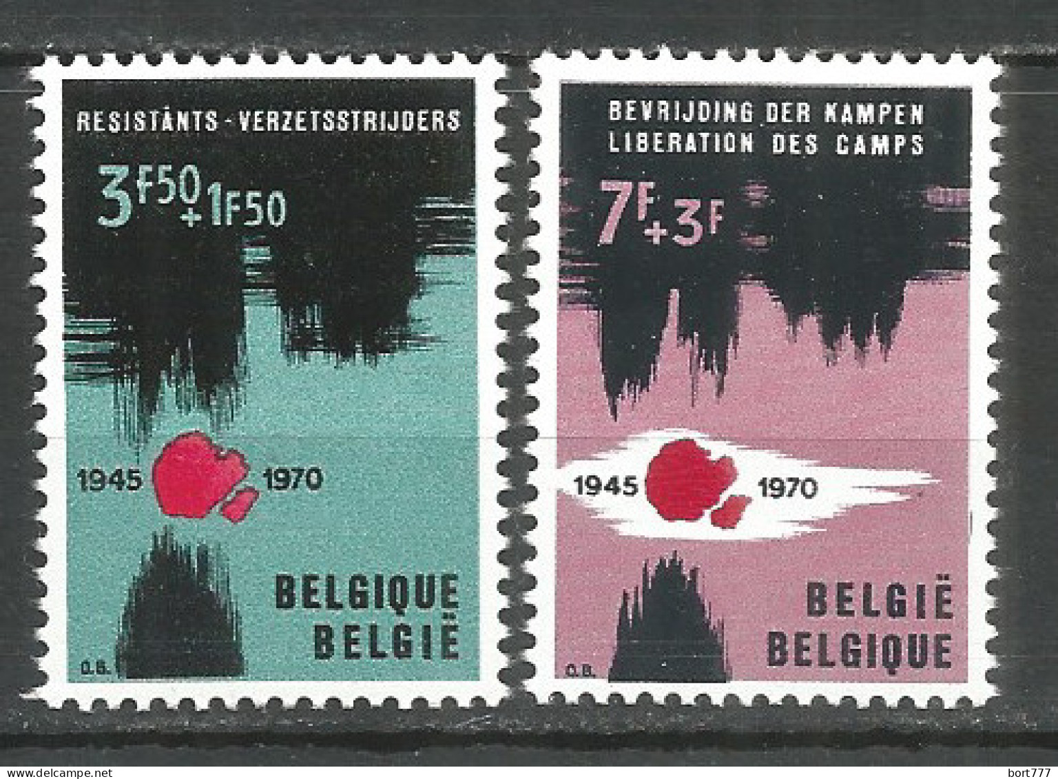 Belgium 1970 Mint Stamps MNH(**)  - Ongebruikt
